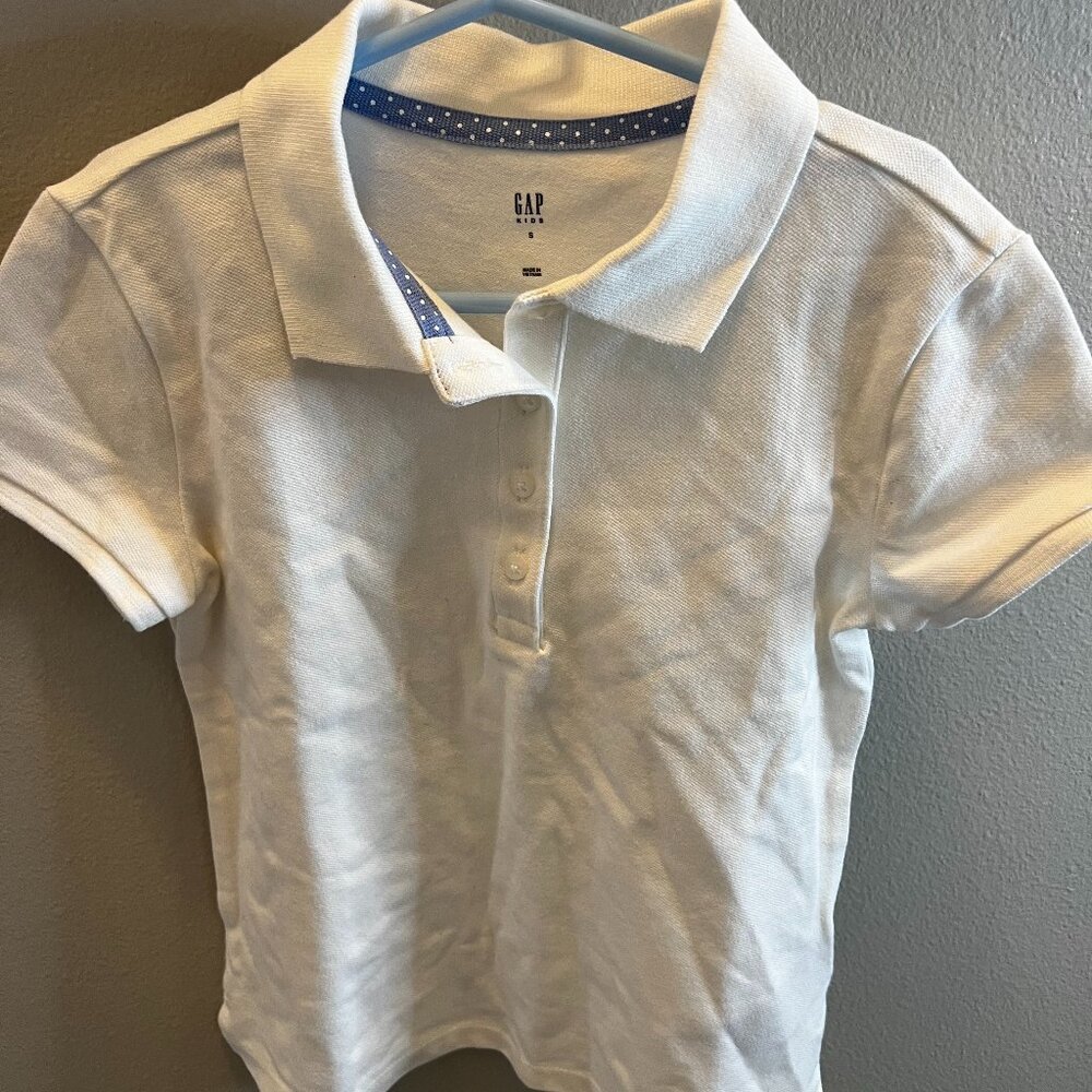 Girl's White Polo
